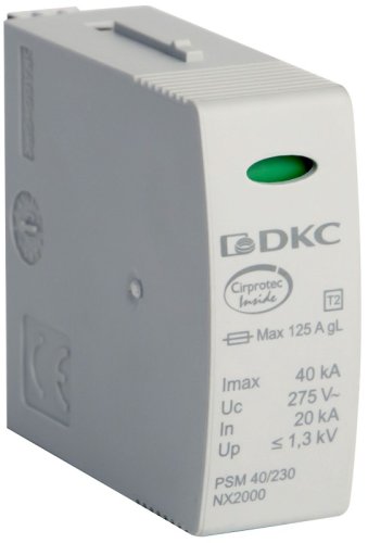 Модуль сменный к УЗИП DKC Jupiter L-N классI+II 40кА фото Модуль сменный к УЗИП DKC Jupiter L-N классI+II 40кА картинка